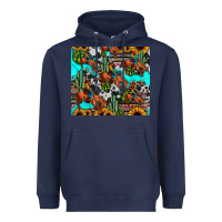 Navy rodeo cowboy tumbler Heavyweight Hoodie - JahusDesignShop