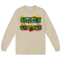 Mushroom softball granny with leopard Long Sleeve Tee - Zillion Design Studio
