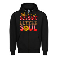 Black sassy little soul Zipper Hoodie - HRA Design Shop