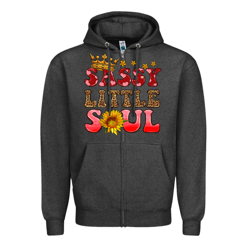 Sassy Little Soul Zipper Hoodie by HRA Design Shop | Teevron