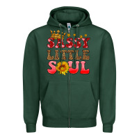 Sports Green sassy little soul Zipper Hoodie - HRA Design Shop