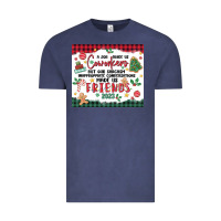 Vintage Denim christmas coworkers Vintage Tee - MaliasSmallBusiness