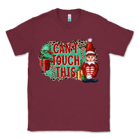 Burgundy Christmas Can't Touch This Elf Classic Tee - FaDigitalArtStudio