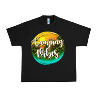 Black camping vibes Urban Heavy Tee - texasbilliewilder
