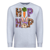 Heather Grey Easter hiphop Premium Sweatshirt - AdoDesignShop