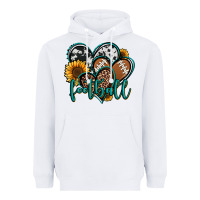 White football hearts Heavyweight Hoodie - Jasminsmagicworld