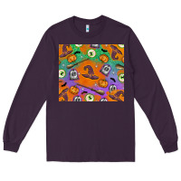 Plum halloween Long Sleeve Tee - texasbilliewilder