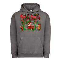 Pigment Tornado Mama Elf with Gift Christmas Urban Hoodie - NancyCooperArtShop