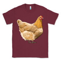 Burgundy chicken Classic Tee - RanaPortraitStore