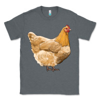 Charcoal Heather chicken Classic Tee - RanaPortraitStore
