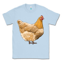 Dusty Blue chicken Classic Tee - RanaPortraitStore