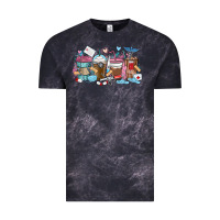 Cloud Black nurse elements coffee cups Vintage Tee - MaliasSmallBusiness