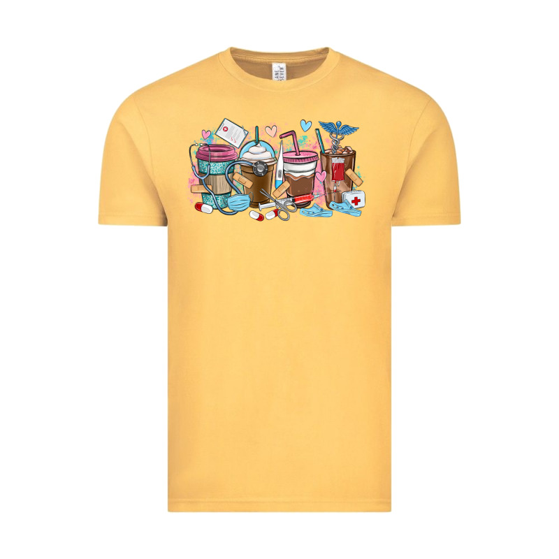 Nurse Elements Coffee Cups Vintage Tee by MaliasSmallBusiness | Teevron