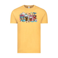 Vintage Mustard nurse elements coffee cups Vintage Tee - MaliasSmallBusiness