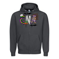 Smoke Halloween CNA Zipper Hoodie - CowhideDigitalArt
