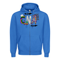 True Royal Halloween CNA Zipper Hoodie - CowhideDigitalArt