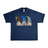 Navy lacrosse gnomes Urban Heavy Tee - Zillion Design Studio