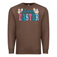 Chestnut happy easter eggs Premium Sweatshirt - AdoDesignShop