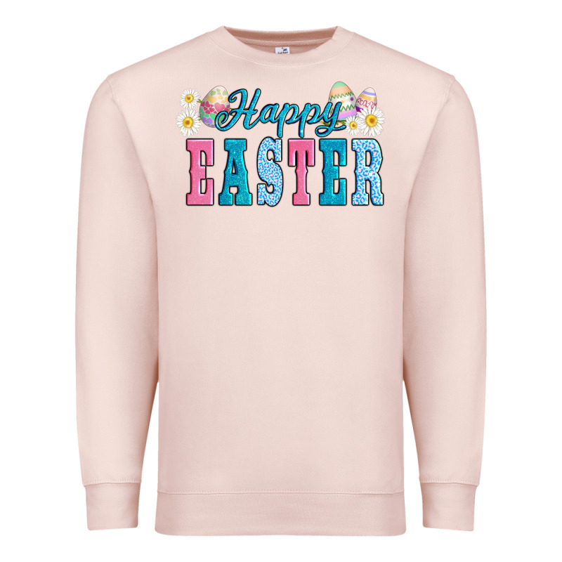Happy Easter Eggs Premium Sweatshirt by AdoDesignShop | Teevron