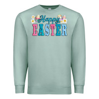 Seafoam happy easter eggs Premium Sweatshirt - AdoDesignShop