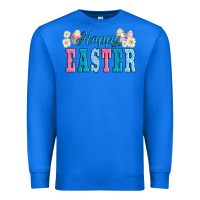 True Royal happy easter eggs Premium Sweatshirt - AdoDesignShop