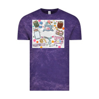 Cloud Purple sewing Vintage Tee - MaliasSmallBusiness