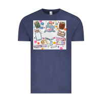 Vintage Denim sewing Vintage Tee - MaliasSmallBusiness