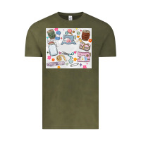 Vintage Olive sewing Vintage Tee - MaliasSmallBusiness
