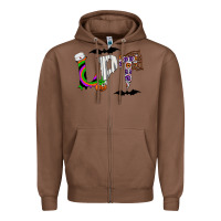 Chestnut lpt Zipper Hoodie - CowhideDigitalArt