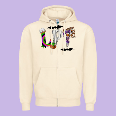 Lpt Zipper Hoodie Designed By Cowhidedigitalart