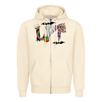 Sandshell lpt Zipper Hoodie - CowhideDigitalArt