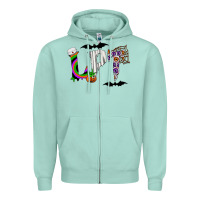 Seafoam lpt Zipper Hoodie - CowhideDigitalArt