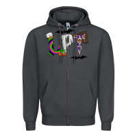 Smoke lpt Zipper Hoodie - CowhideDigitalArt