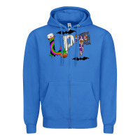 True Royal lpt Zipper Hoodie - CowhideDigitalArt