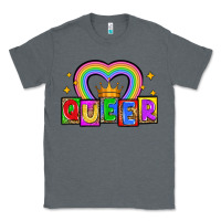 Charcoal Heather queer Classic Tee - Zillion Design Studio