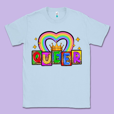 Queer Classic Tee Designed By Zillion Design Studio