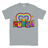 Heather Grey queer Classic Tee - Zillion Design Studio