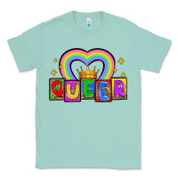 Seafoam queer Classic Tee - Zillion Design Studio