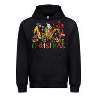 Black I Dig Christmas Urban Hoodie - MaliasSmallBusiness