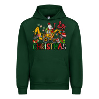 Forest Green I Dig Christmas Urban Hoodie - MaliasSmallBusiness