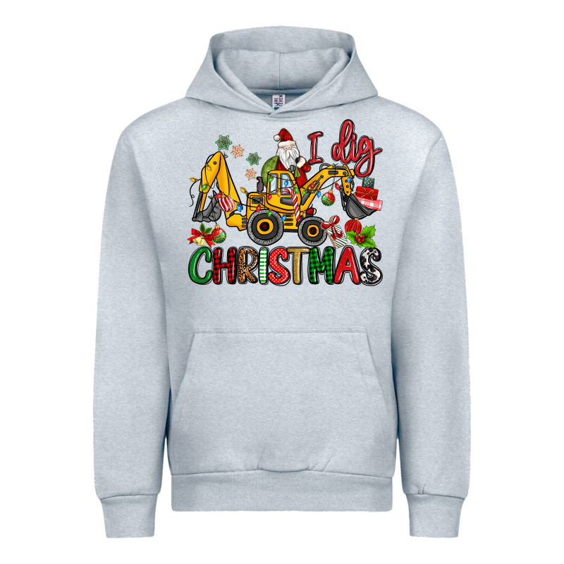 I Dig Christmas Urban Hoodie by MaliasSmallBusiness | Teevron