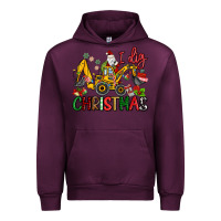 Mauve Wine I Dig Christmas Urban Hoodie - MaliasSmallBusiness