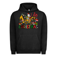 Pigment Black I Dig Christmas Urban Hoodie - MaliasSmallBusiness
