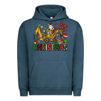 Pigment Midnight Navy I Dig Christmas Urban Hoodie - MaliasSmallBusiness