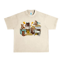 Sandshell coffee cups horses Urban Heavy Tee - texasbilliewilder