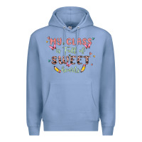 Colony Blue my class is full of sweet hearts Premium Hoodie - MaliasSmallBusiness