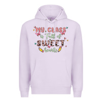 Lilac my class is full of sweet hearts Premium Hoodie - MaliasSmallBusiness