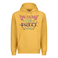 Mustard my class is full of sweet hearts Premium Hoodie - MaliasSmallBusiness