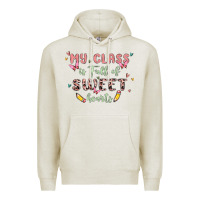 Oatmeal Heather my class is full of sweet hearts Premium Hoodie - MaliasSmallBusiness