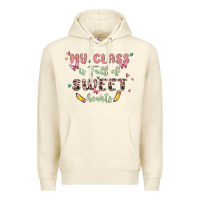 Sandshell my class is full of sweet hearts Premium Hoodie - MaliasSmallBusiness